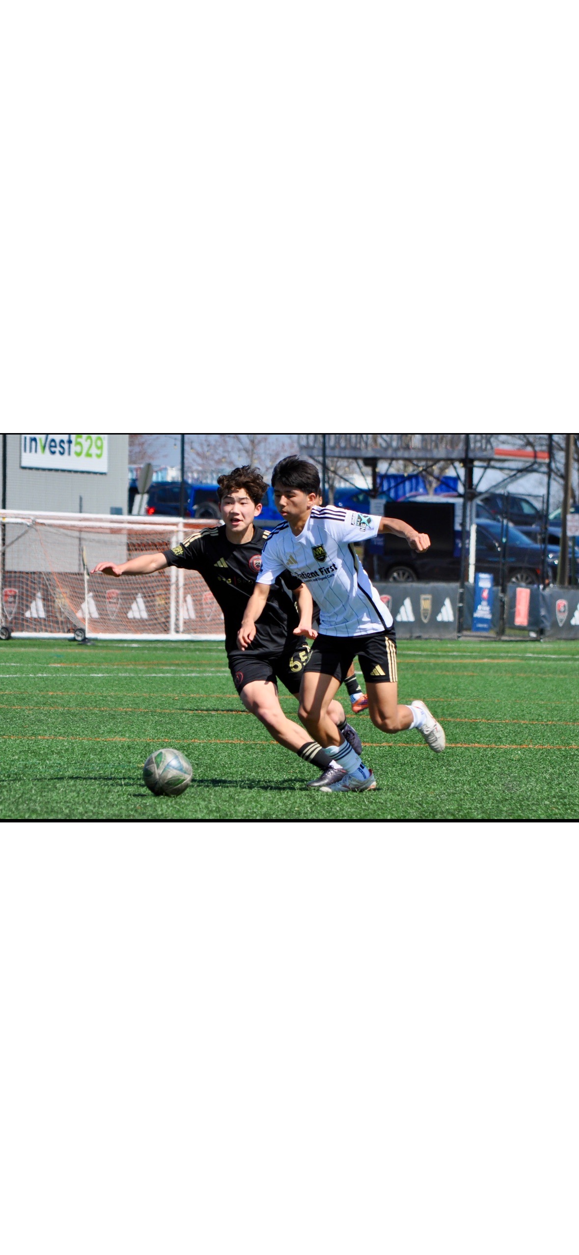 Bryan Lim playing MLS NEXT soccer for NVA